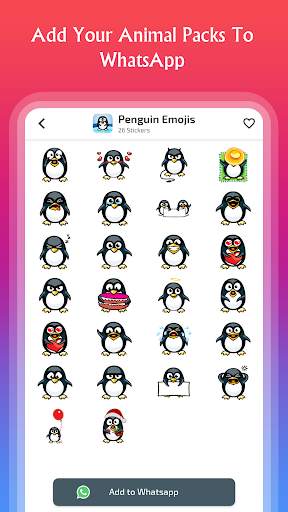 Animal Stickers for WhatsApp - WAStickerApps screenshot 4