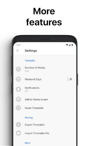 Class Timetable - Schedule App screenshot 5