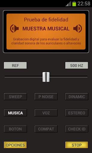 Test de auriculares  screenshot 1