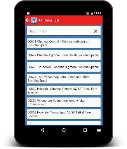 Indian Rail Offline Time Table screenshot 9