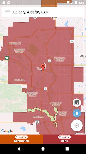 Alberta Fire Bans screenshot 2