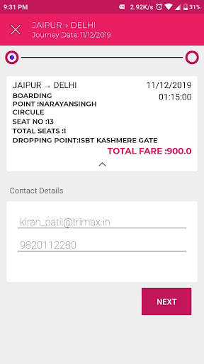 RSRTC RESERVATION APP screenshot 4