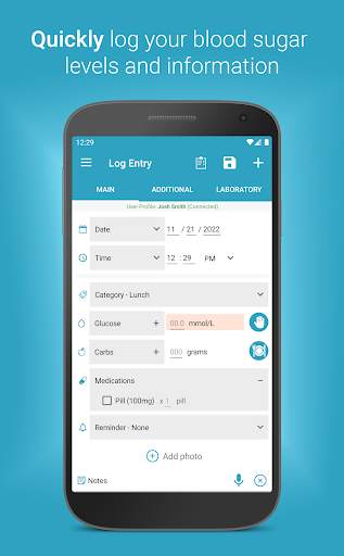 Diabetes:M - Blood Sugar Diary screenshot 2