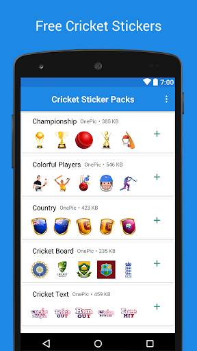 Cricket Sticker Packs - WAStickerApps screenshot 1