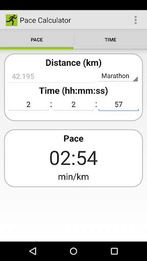 Pace Calculator screenshot 2