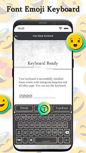 Emoji Font Keyboard-Fancy Keyb screenshot 4