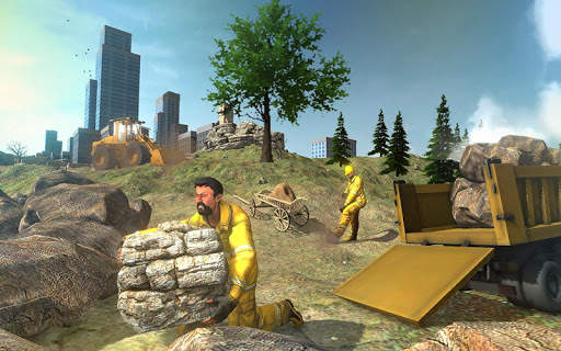 Real City Road River Bridge Construction Game screenshot 7