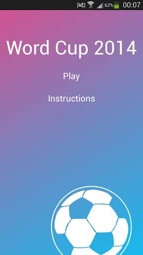 Word Cup 2014 Lite screenshot 1