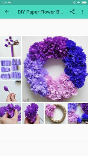 DIY Paper Flower Bouquet Best скриншот 5