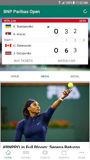 BNP Paribas Open screenshot 1
