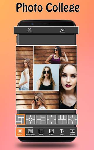 Collage Photo Maker Grid & Editor | Mirror Photo screenshot 2