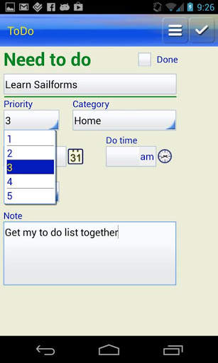 SailformsPlus Forms Database скриншот 2