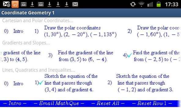 Coordinate Geometry Practice screenshot 2