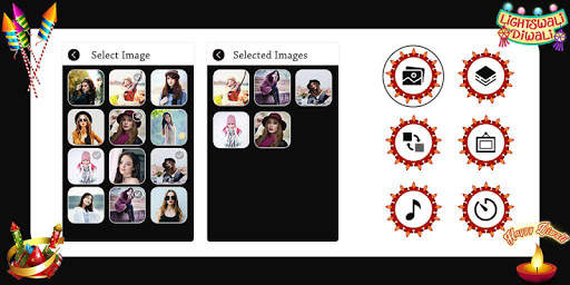 Happy Diwali Video Maker 2020 - Diwali Movie Maker 3 تصوير الشاشة
