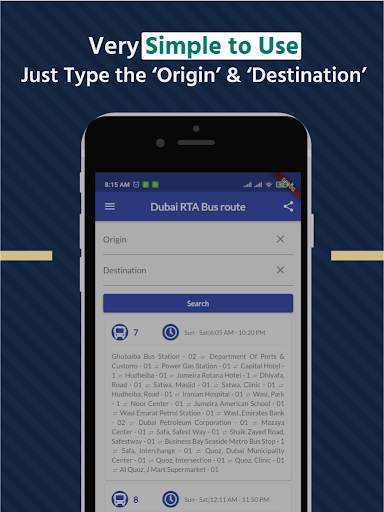 Dubai Bus Route - All Bus Routes & Timing Offline screenshot 3