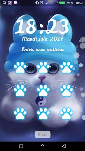 Cute Kitty Lock Screen screenshot 4
