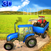 Tow Tractor Driving Simulator: Chained Pull Driver icon