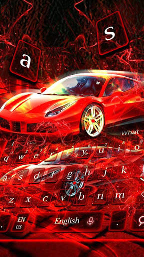 Blazing Car Keyboard screenshot 1