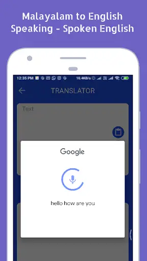 Malayalam To English Translator -Dictionary screenshot 2