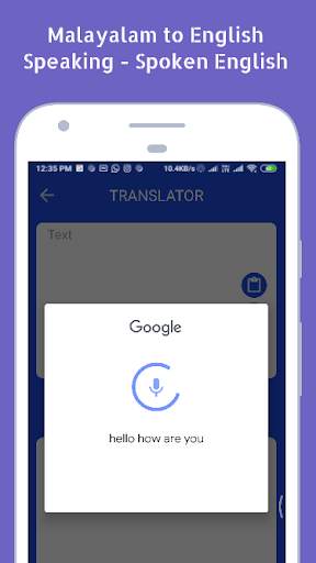 Malayalam To English Translator -Dictionary screenshot 2