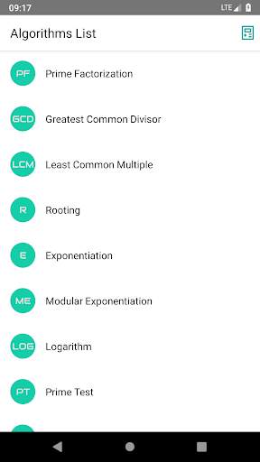 Number Theory Algorithms Solver screenshot 1