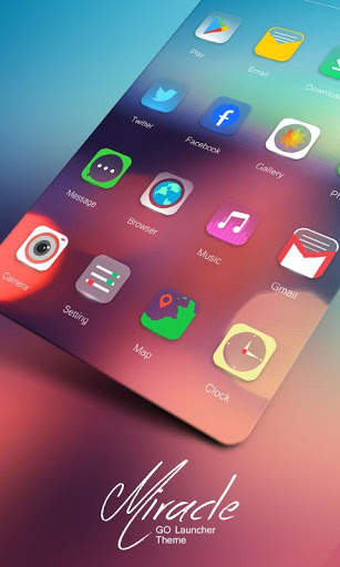 Miracle GO Launcher Theme screenshot 1
