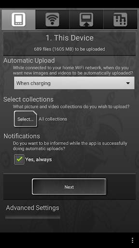 Sweet Home WiFi Picture Backup screenshot 4