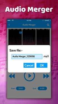 MP3 Audio Merger and Cutter screenshot 2