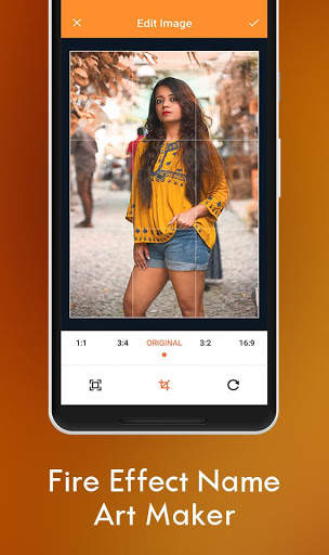 Fire Text Name Art 3D - Fire Photo Frames screenshot 3