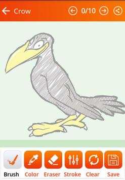 Bird Drawing Apps for Kids- Step by Step Tutorial screenshot 2
