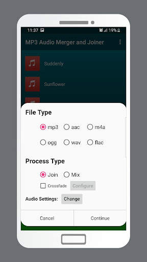 MP3 Audio Merger and Joiner screenshot 3