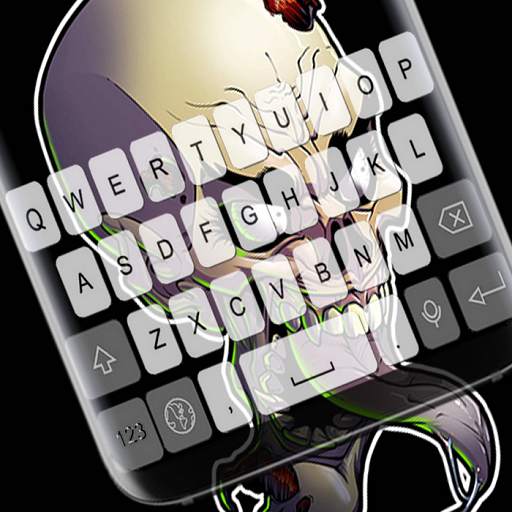 Zombie Skull Graffiti Keyboard Theme 1.0