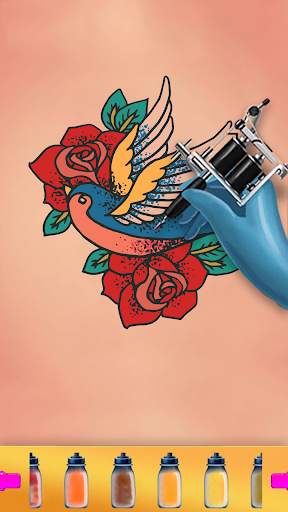 Sexy Tattoo Maker Girl - Ink Tattoo Drawing Games screenshot 3