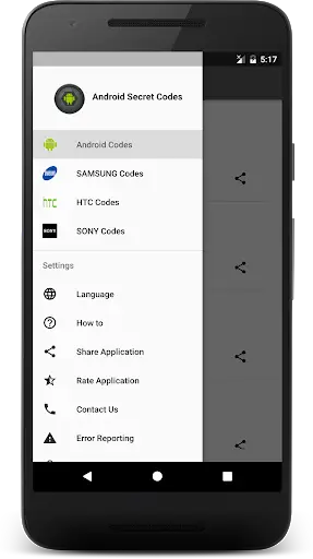 Secret Codes For Android screenshot 2