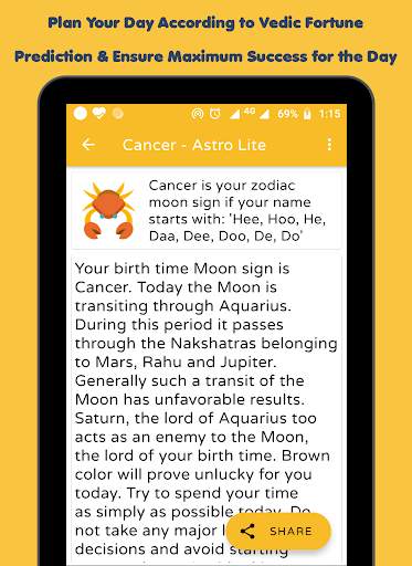 Astro Lite Horoscope Free Daily Indian Astrology screenshot 5