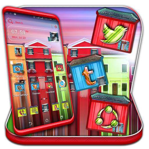 Colorful House Launcher Theme 3.5
