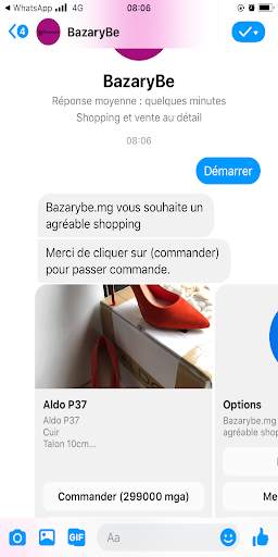 BazaryBe (Facebook Messenger Shop en 5 minutes) screenshot 6