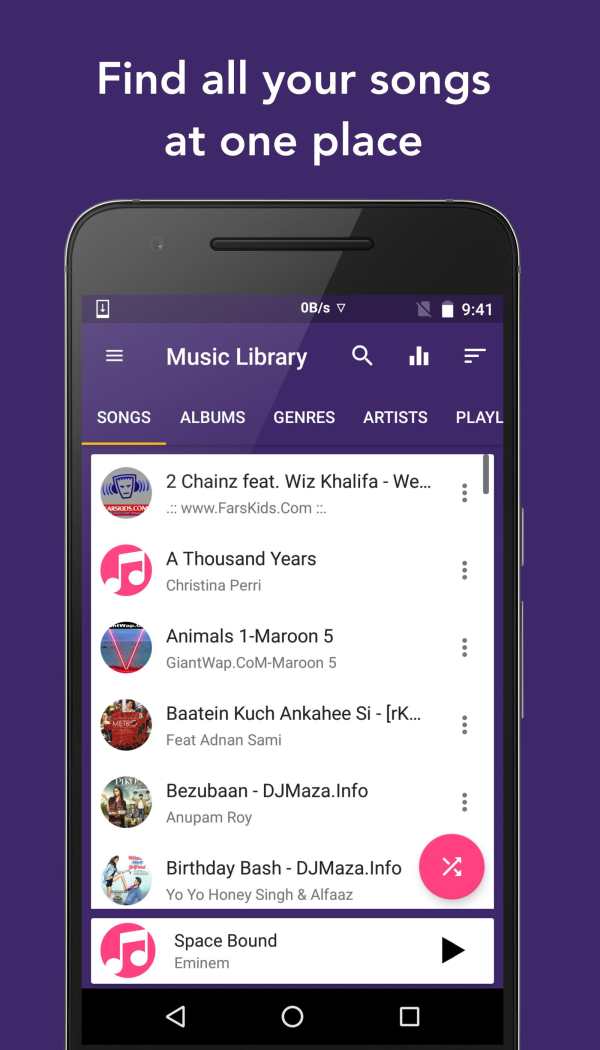 Tune Music Player : MP3 Player and Ringtone Cutter screenshot 1