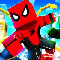 Spider Man Skin Minecraft MCPE logo