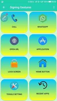 Signing Gesture Launcher screenshot 1