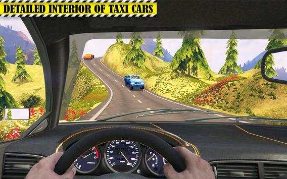 Offroad Taxi Simulator 2019: Mountain Car Driving screenshot 2