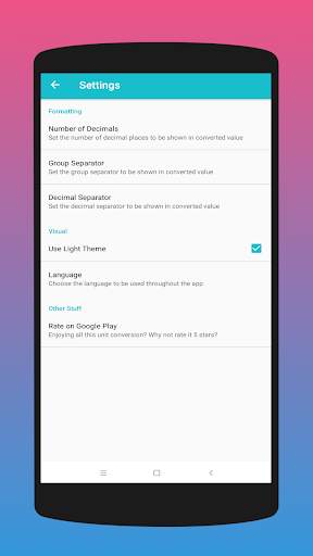 Unit Converter - Pro 5 تصوير الشاشة