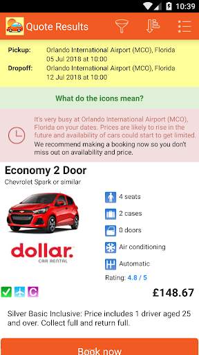 US Car Hire - USA Car Rentals screenshot 9