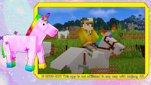 Mod hewan peliharaan unicorn screenshot 1