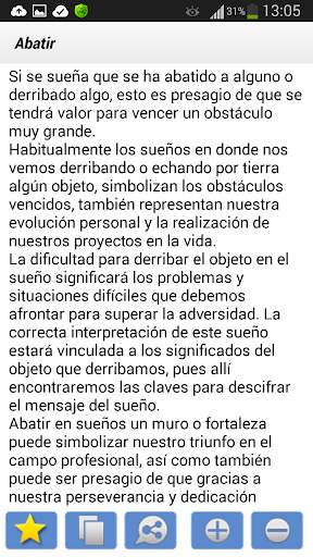 Interpretacion de Sueños, Significado Diccionario screenshot 3