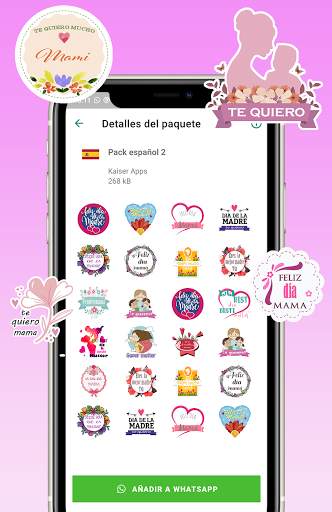 🌸👩‍👦Stickers dia de la madre para WhatsApp screenshot 3