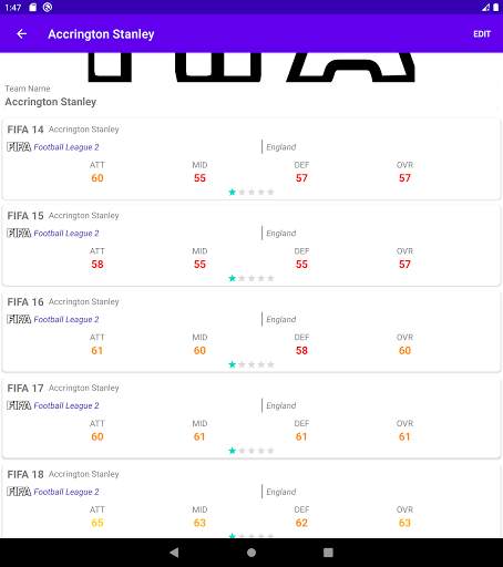 Team Selector for FIFA screenshot 11