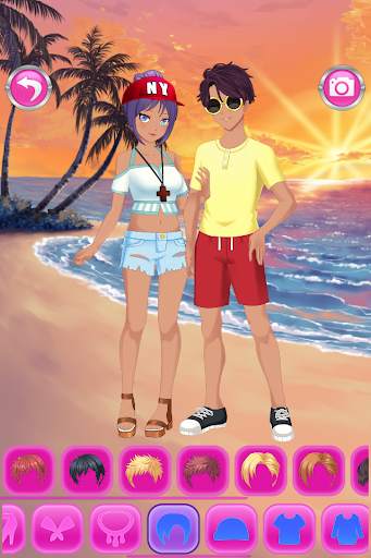 Anime Couples Dress Up Game screenshot 3