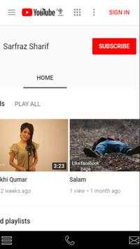 My youtube app screenshot 1
