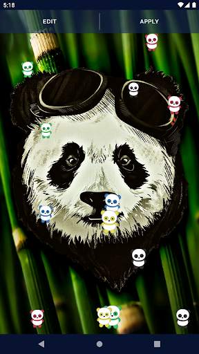 Panda Kawaii Live Wallpaper screenshot 5